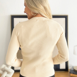 Ribbed Long Sleeve Top