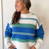 Multi Color Stripe Sweater