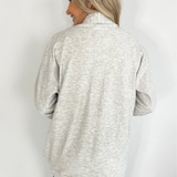 Soft Brushed Jersey Cocoon Cardigan