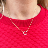 Hestia Open Circle Necklace