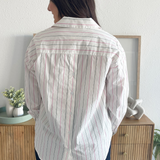 Stripe Poplin Button-Down Shirt