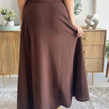 Salerno Wrap Midi Skirt