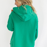 Side Drawsting Hoodie