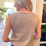 Knit Sweater Tank Top