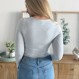 Basic Ultra Soft Striped Long Sleeve