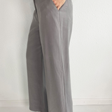 Pinstripe Pleated Trousers