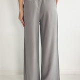 Pinstripe Pleated Trousers