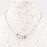 Twist-Pendant Small Chain Necklace