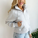 Dove Funnel Neck Sweatshirt