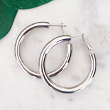 Clean Classic Hoop Earrings