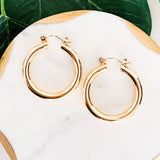 Aluminum Hoop Earrings