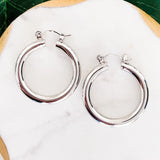 Aluminum Hoop Earrings