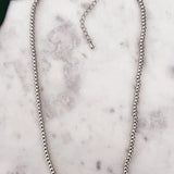 Stainless Steel Ball Necklace