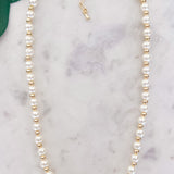 Pearl and Gold Bead Necklace