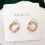 Wreath Stud Earrings