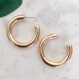 Tube Hoop Earrings