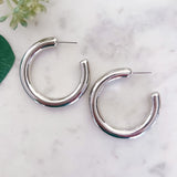 Tube Hoop Earrings