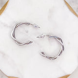 Twist Hoop Earrings