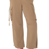 Cinch Hem Pullon Parachute Cargo Pants