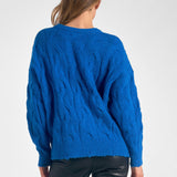 Round Neck Chunky Knit Sweater