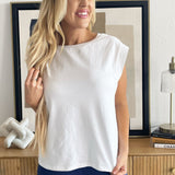 Muscle Tee With Side Slit