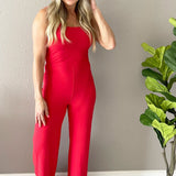 Recycled Butter Wide Leg Jumpsuit