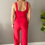 Recycled Butter Wide Leg Jumpsuit