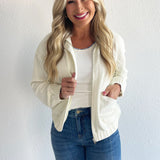 Patch Pocket Bomber Jacket