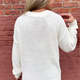 Oversized Reversed Seam Sweater