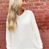 Oversized Reversed Seam Sweater