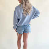 Solid Dolman Crew Neck Pullover