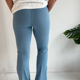 High Waist Band Bell Bottom Leggings