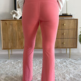 High Waist Band Bell Bottom Leggings