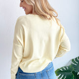 Center Seam Boat Neck Sweater