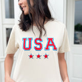 USA Patches Short Sleeve Top