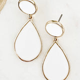 Enamel Dangle Earrings