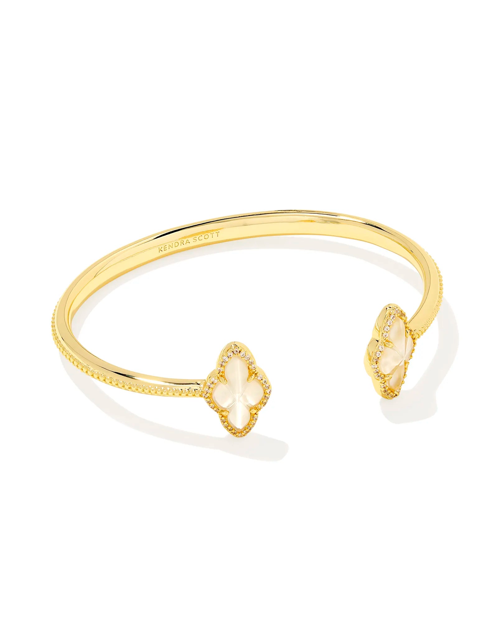 Abbie Pave Frame Cuff Bracelet