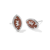 Football Stud Earrings