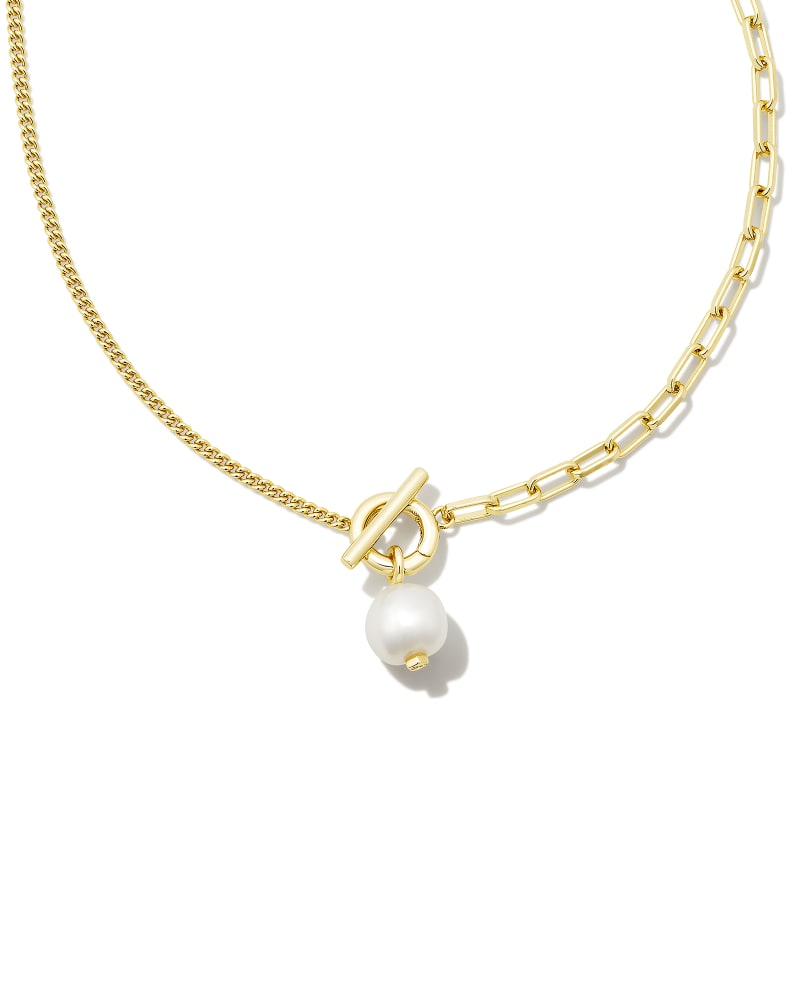 Leighton Pearl Chain Necklace