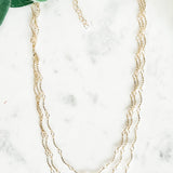 Layered Scalloped Necklace