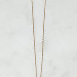 Single CZ Necklace