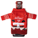 Light-Up Wine & Bottle Sweater