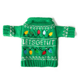 Light-Up Wine & Bottle Sweater