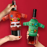 Light-Up Wine & Bottle Sweater