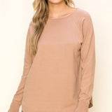 Basic Boat Neck High Low Sweater