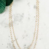 36" Diamond-Cut Chain Necklace